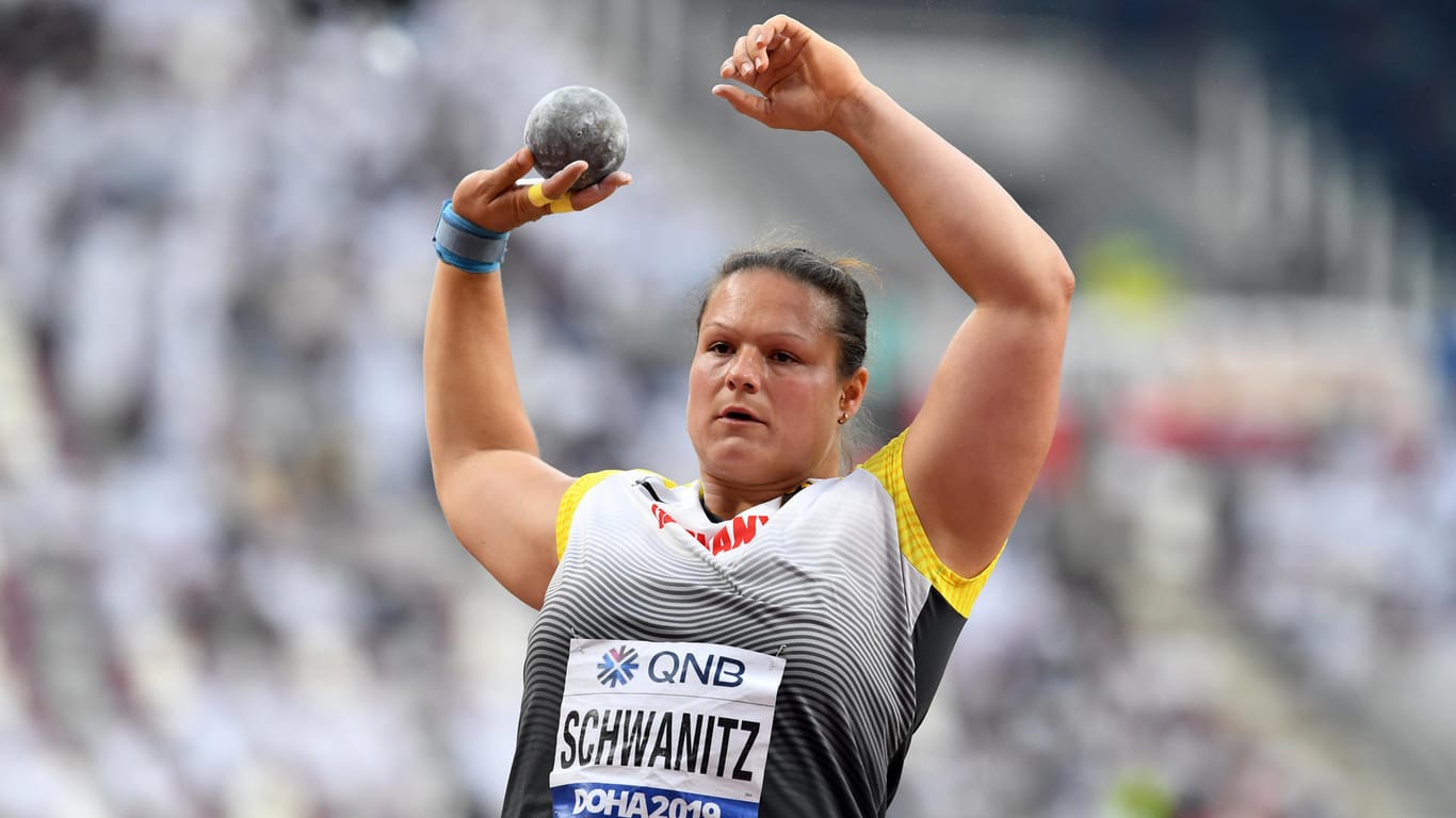 Kugelstoßerin Christina Schwanitz: Die 33-Jährige greift in Doha nach einer Medaille.