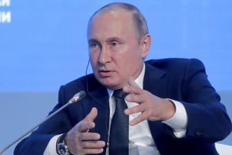 Wladimir Putin: Der russische Präsident richtet seine Worte an Greta Thunberg. (Archivbild)