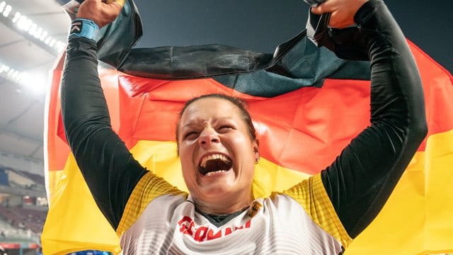 Christina Schwanitz holte Bronze bei der WM in Doha.