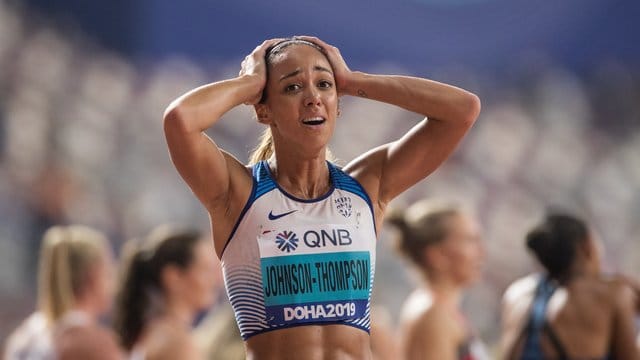 Katarina Johnson-Thompson aus Großbritannien ist neue Weltmeisterin im Siebenkampf.