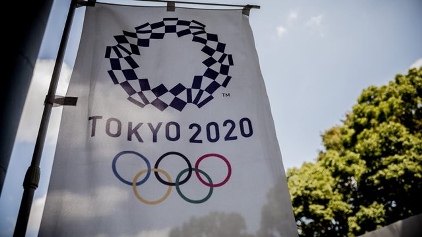 Das Logo für die Olympischen Sommerspiele Tokyo 2020.