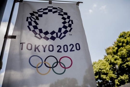 Das Logo für die Olympischen Sommerspiele Tokyo 2020.