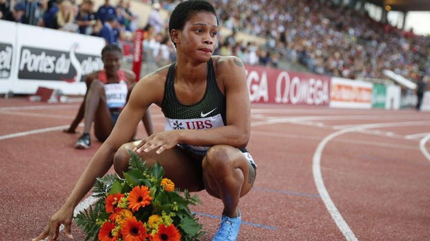 Salwa Eid Naser hat bei der Leichtathletik-WM in 48,14 Sekunden Gold über 400 Meter geholt.