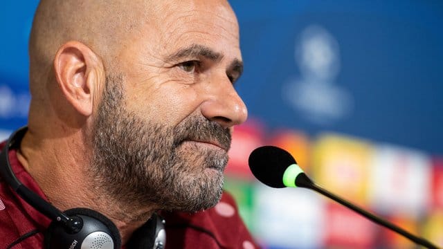 Leverkusens Trainer Peter Bosz freut sich über die Berufung von Nadiem Amiri in die deutsche Nationalmannschaft. Leverkusens Trainer Peter Bosz freut sich über die Berufung von Nadiem Amiri in die deutsche Nationalmannschaft.