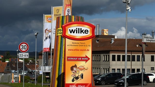 Das Produktionsgebäude des Fleischherstellers Wilke Wurstwaren.