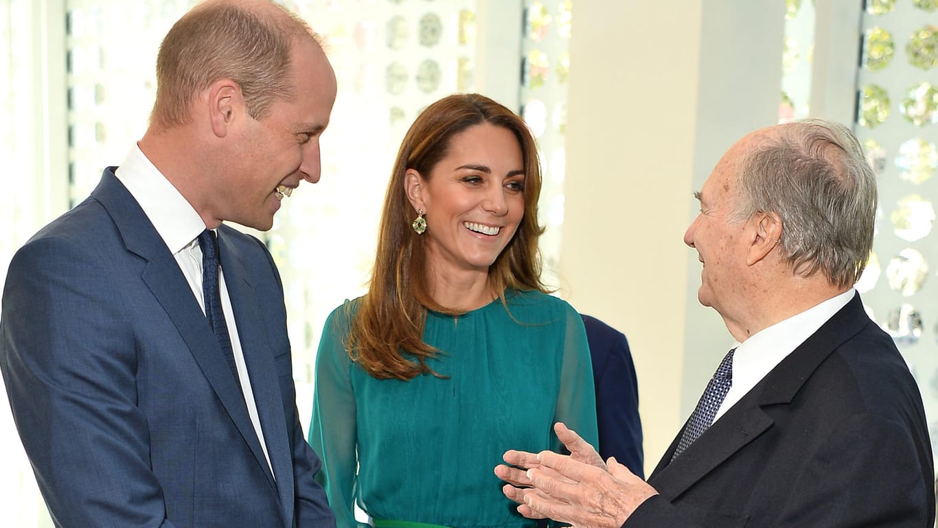 Prinz William und Herzogin Kate: Sie haben in dieser Woche den Aga Khan in London getroffen.