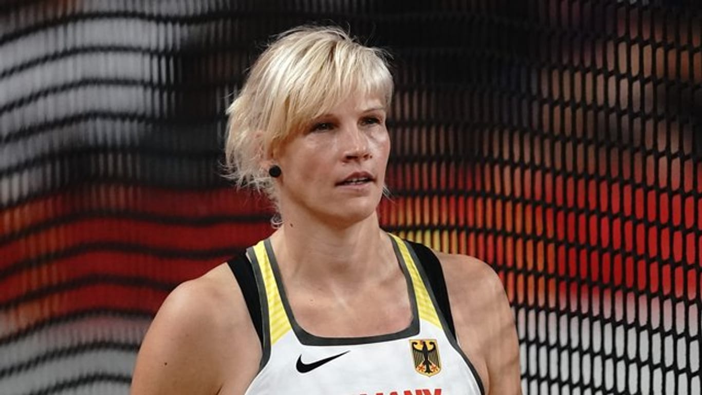 Diskuswerferin Nadine Müller beendet das WM-Finale auf Rang acht.