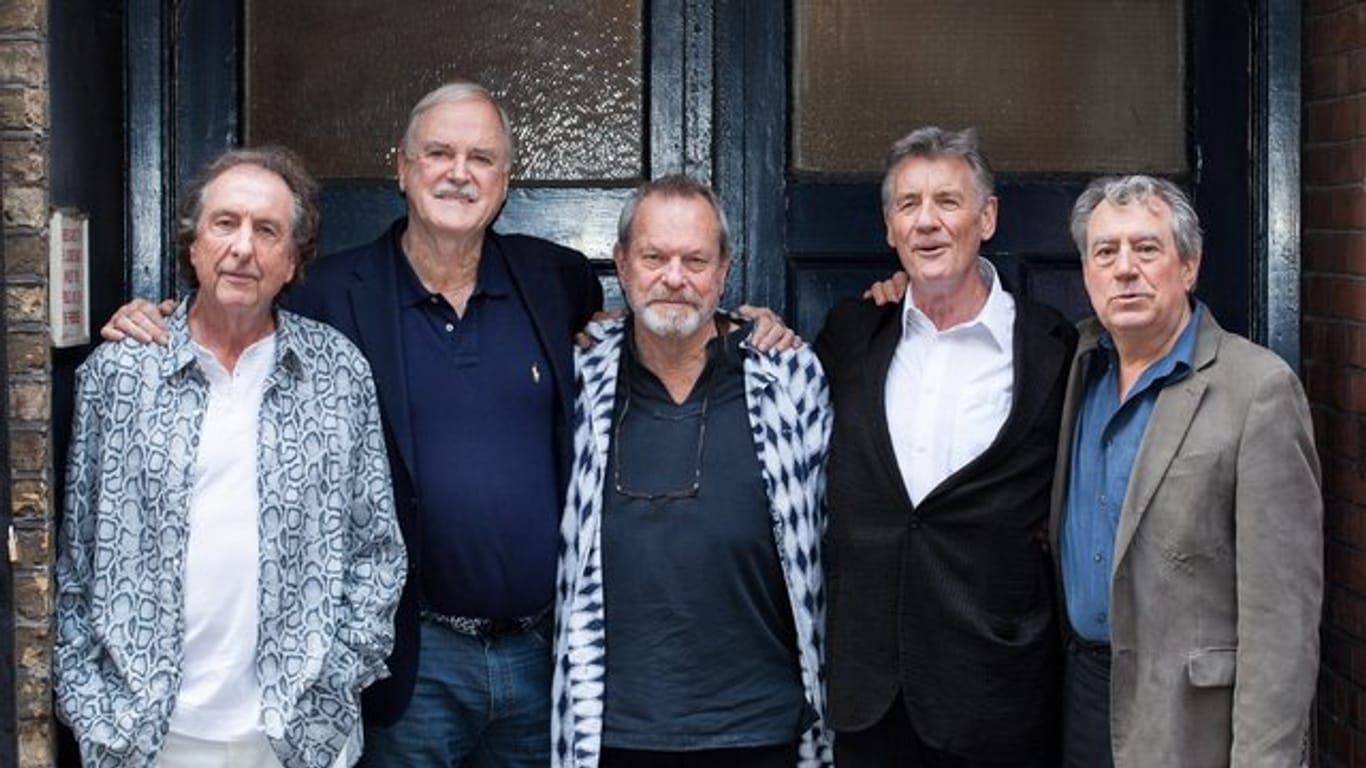 Eric Idle (l-r), John Cleese, Terry Gilliam, Michael Palin und Terry Jones - Meister des absurden Humors.