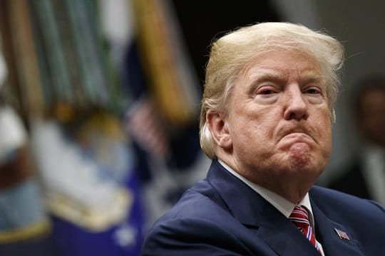 Donald Trump, hier im vergangenen Jahr, geht durch die wohl schwerste Krise seiner bisherigen Amtszeit.