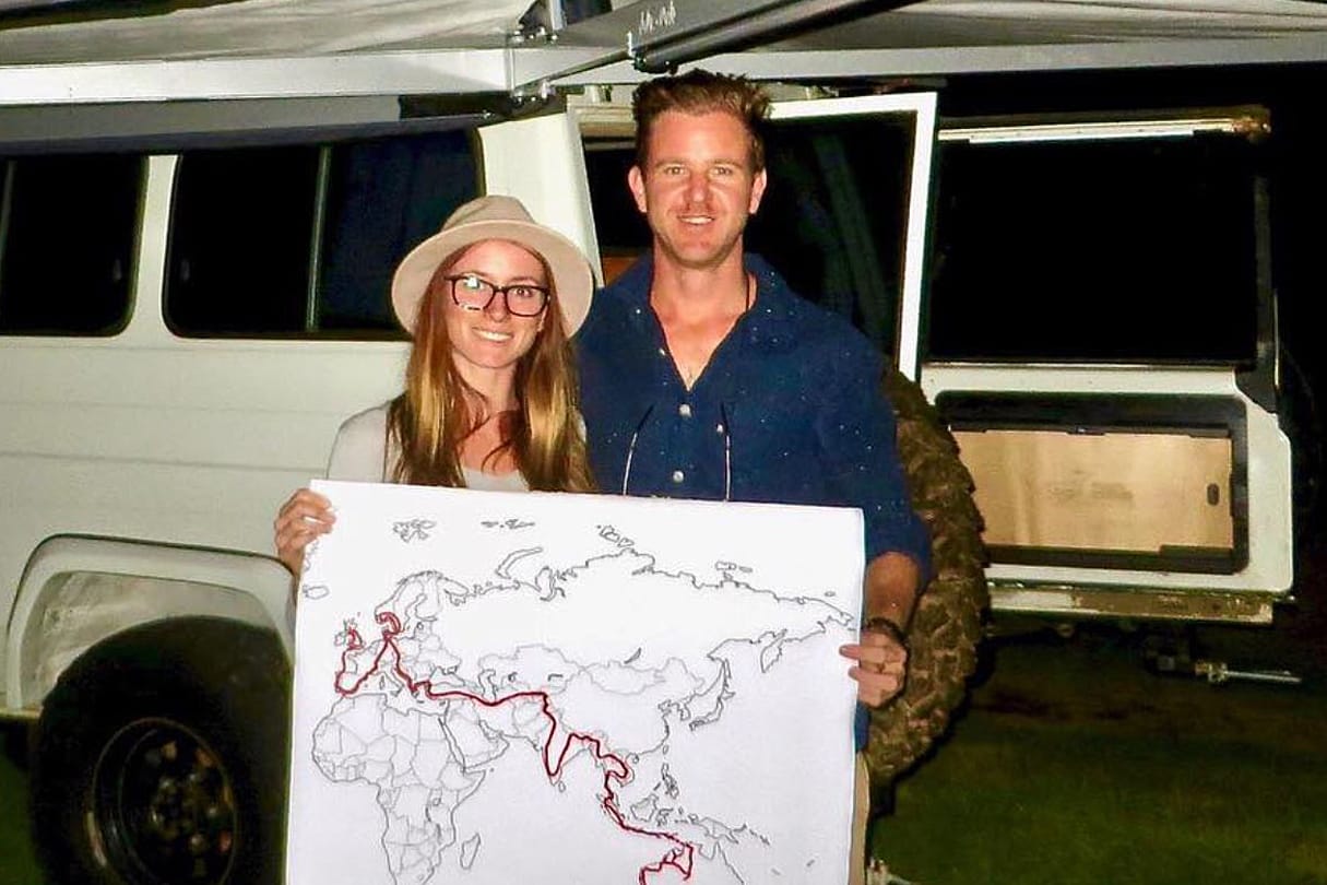 Jolie King und Mark Firkin: Die Australier war durch mehrere Länder gereist, bevor sie im September im Iran festgenommen wurden.