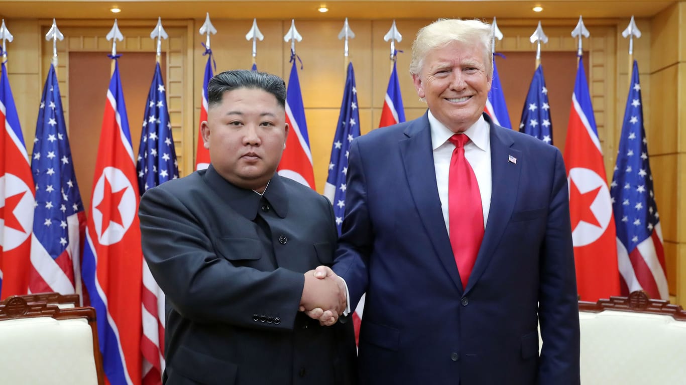 Kim Jong Un (l.) und Donald Trump: Das Treffen der beiden im vergangenen Juni brachte keinen Durchbruch.