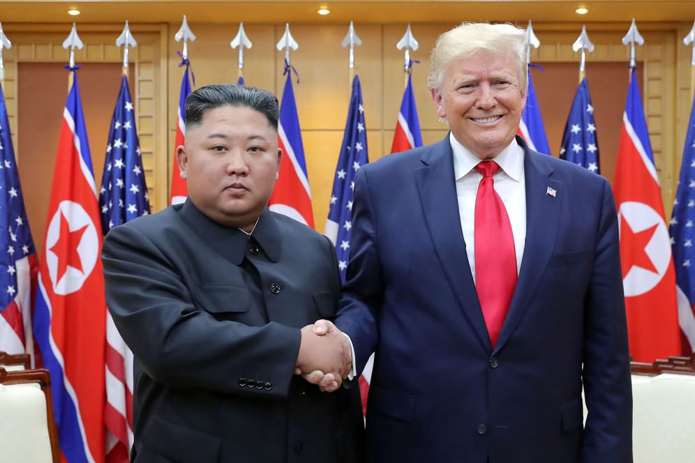 Kim Jong Un (l.) und Donald Trump: Das Treffen der beiden im vergangenen Juni brachte keinen Durchbruch.