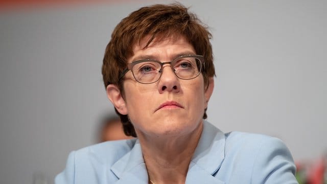 CDU-Chefin Annegret Kramp-Karrenbauer bei einer Veranstaltung Ende September in Kassel.