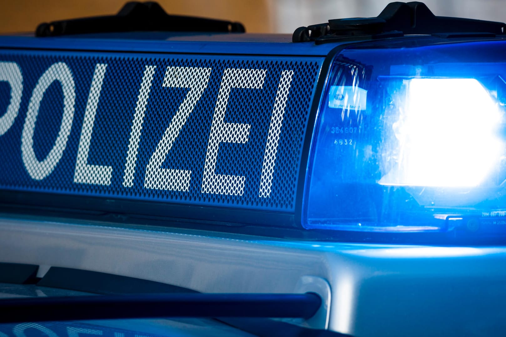 Polizeiwagen mit Blaulicht: In der Bremer Innenstadt wurden die Beamten zu randalierenden Unbekannten gerufen. (Symbolbild)