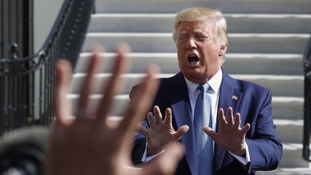 "Sollen sie nur kommen!": US-Präsident Donald Trump.