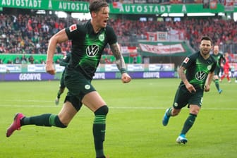 Erneut Matchwinner für Wolfsburg: Wout Weghorst bejubelt seinen Treffer gegen Union.