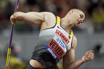 Für Johannes Vetter hat es nur zu WM-Bronze gereicht.