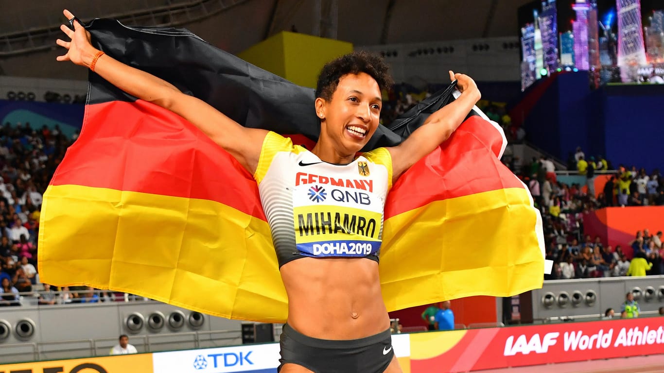 Malaika Mihambo siegt in Doha: Die Heidelbergerin holt das zweite Gold für Deutschland.