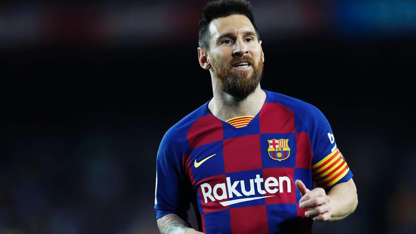Lionel Messi: Der Argentinier traf per Freistoß zum 4:0.