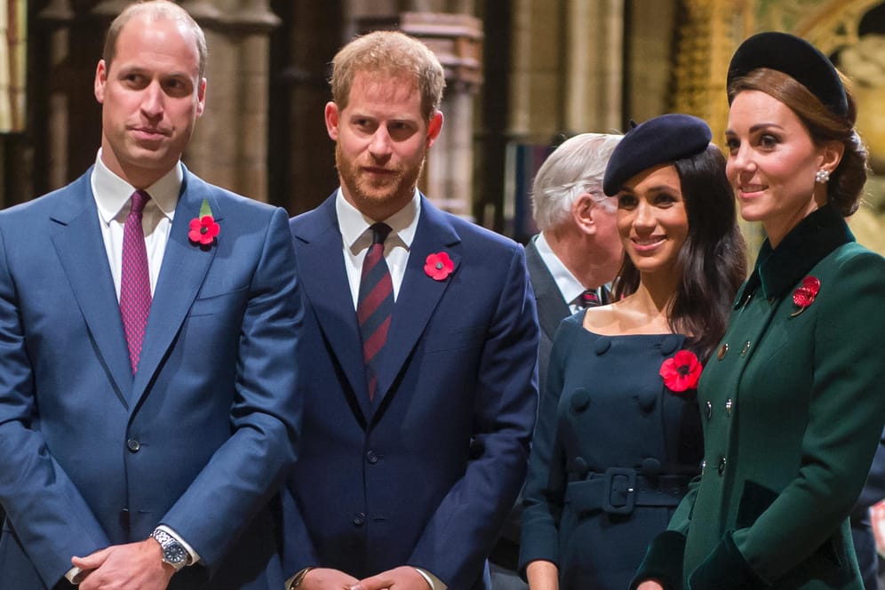 Prinz William, Prinz Harry, Herzogin Meghan und Herzogin Kate: Für die gute Sache haben sie sich noch einmal zusammengeschlossen.