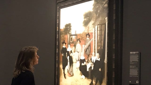 Pieter de Hooch, Porträt einer Delfter Familie, 1657-1660.