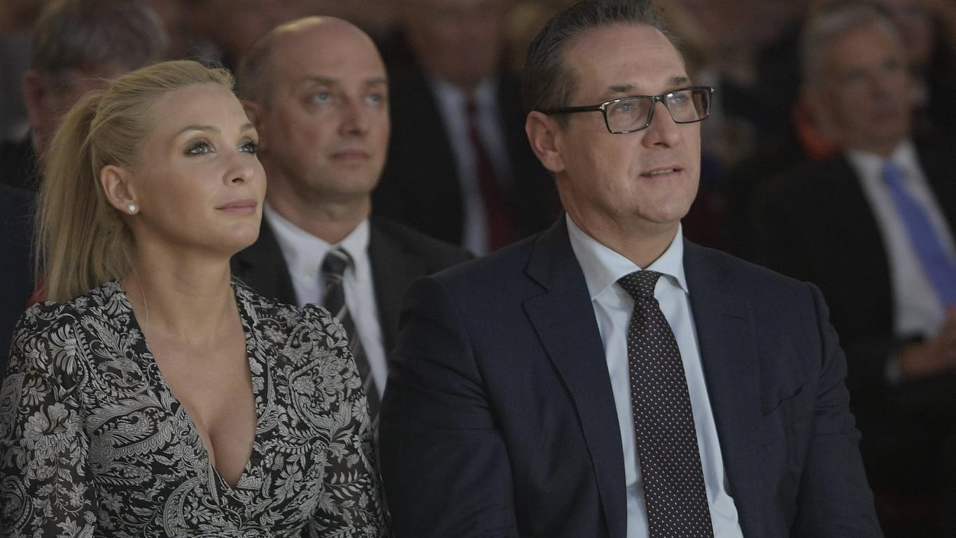 Philippa und Heinz-Christian Strache: Der Ibiza-Skandal und die Wahlschlappe der FPÖ hat für die beiden Politiker Konsequenzen.