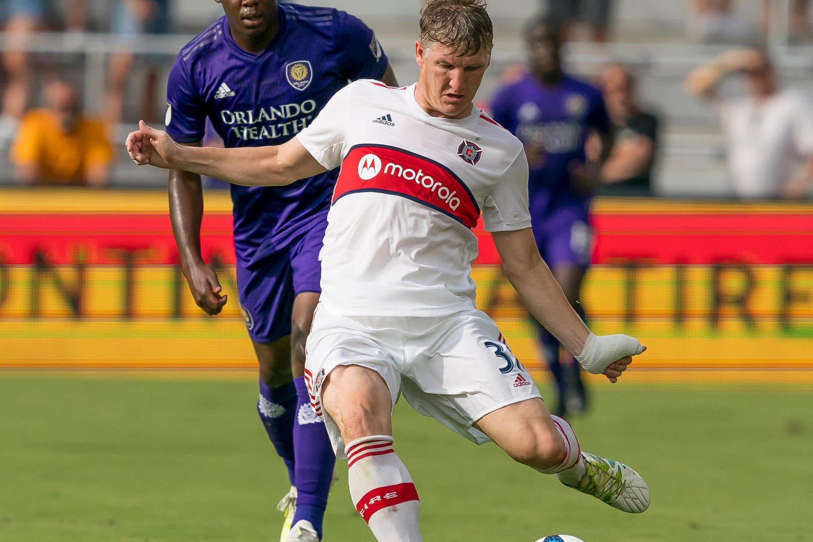 Bastian Schweinsteiger bei seinem letzten Saisonspiel mit Chicago Fire. Sein Vertrag läuft im Dezember aus.