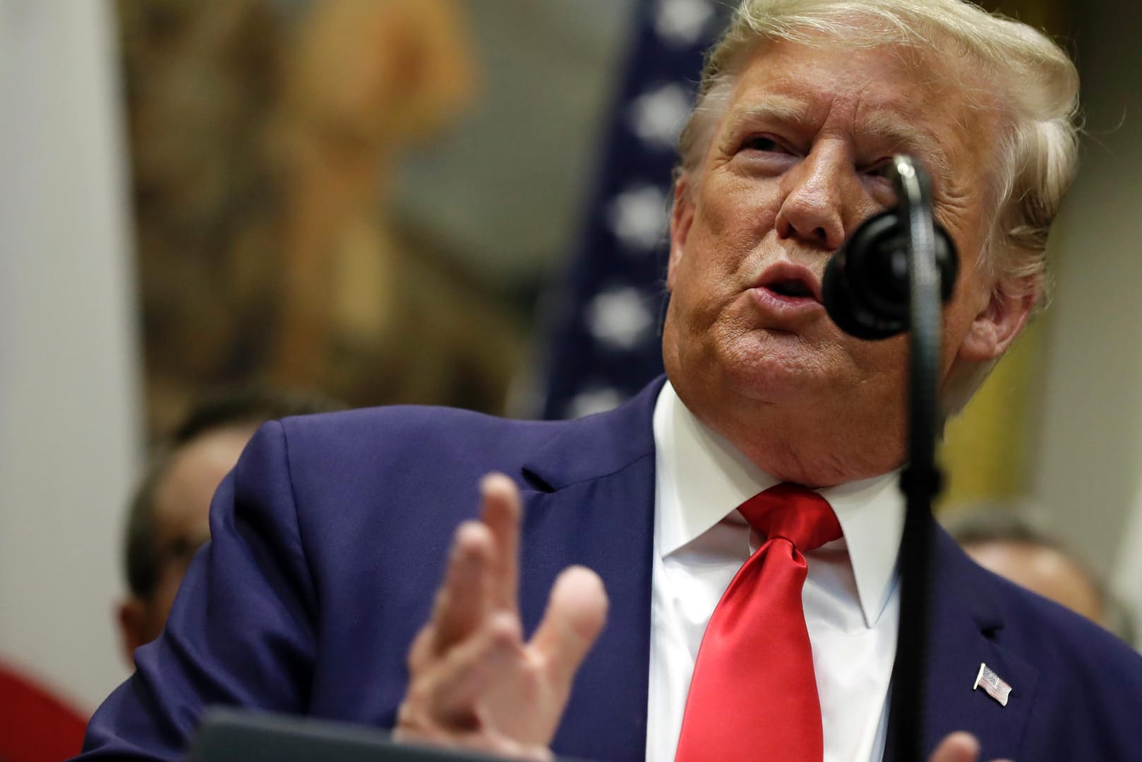 US-Präsident Donald Trump: Hochrangige Republikaner kritisieren den angekündigten Abzug der US-Truppen aus Nordsyrien massiv.