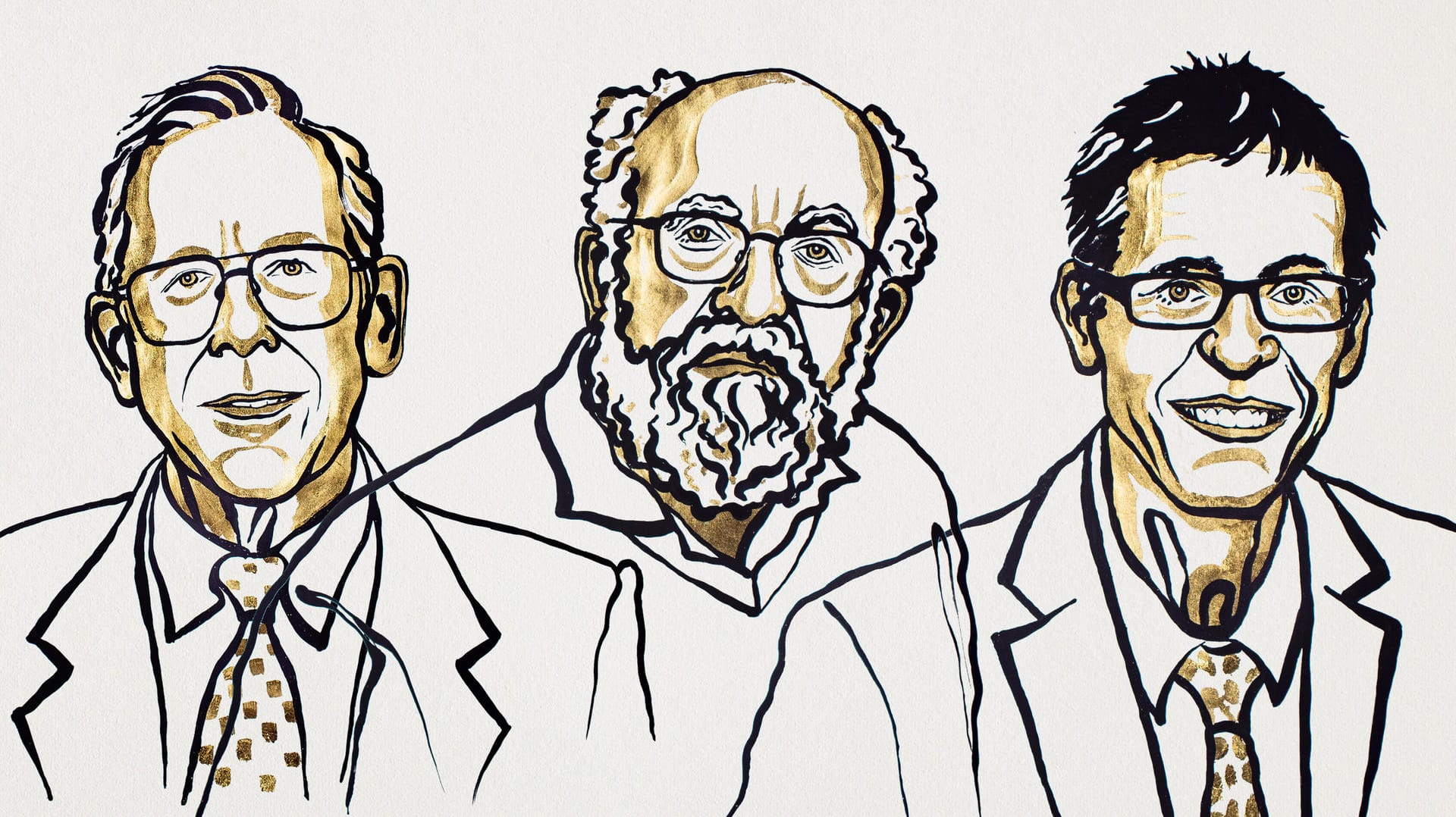 Porträts der drei Forscher: James Peebles, Michel Mayor und Didier Queloz erhalten den Physik-Nobelpreis. Porträts der drei Forscher: James Peebles, Michel Mayor und Didier Queloz erhalten den Physik-Nobelpreis.