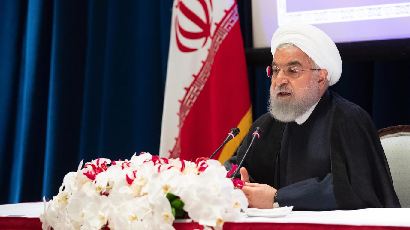 Der iranische Präsident Hassan Rouhani: Er hatte mehrfach gedroht, die Straße von Hormus zu schließen, sollte US-Präsident Trump die Sanktionen gegen den Iran weiter verschärfen.