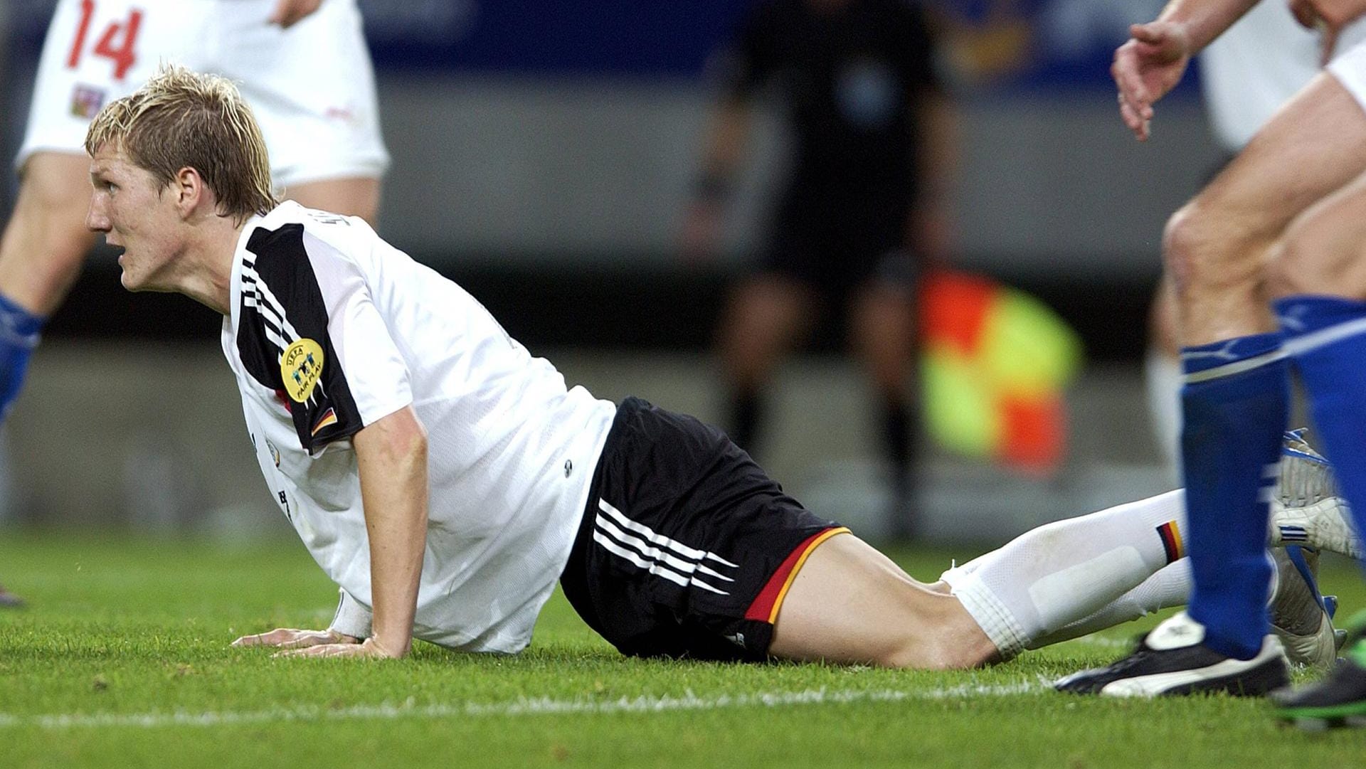 EM 2004: Bastian Schweinsteiger bei seinem ersten großen Turnier mit der Nationalmannschaft.