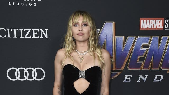 Miley Cyrus bei der Premiere von "Avengers: Endgame" in Los Angeles.