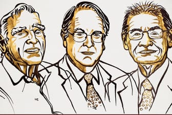 Chemie-Nobelpreisgewinner 2019: John Goodenough, Stanley Whittingham und Akira Yoshino haben Lithium-Ionen-Batterien entwickelt.