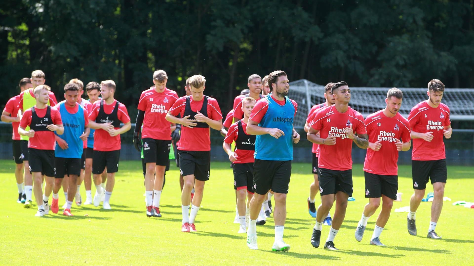 Die U21-Mannschaft vom 1. FC Köln beim Training: Sie sind diese Saison bisher sehr erfolgreich.