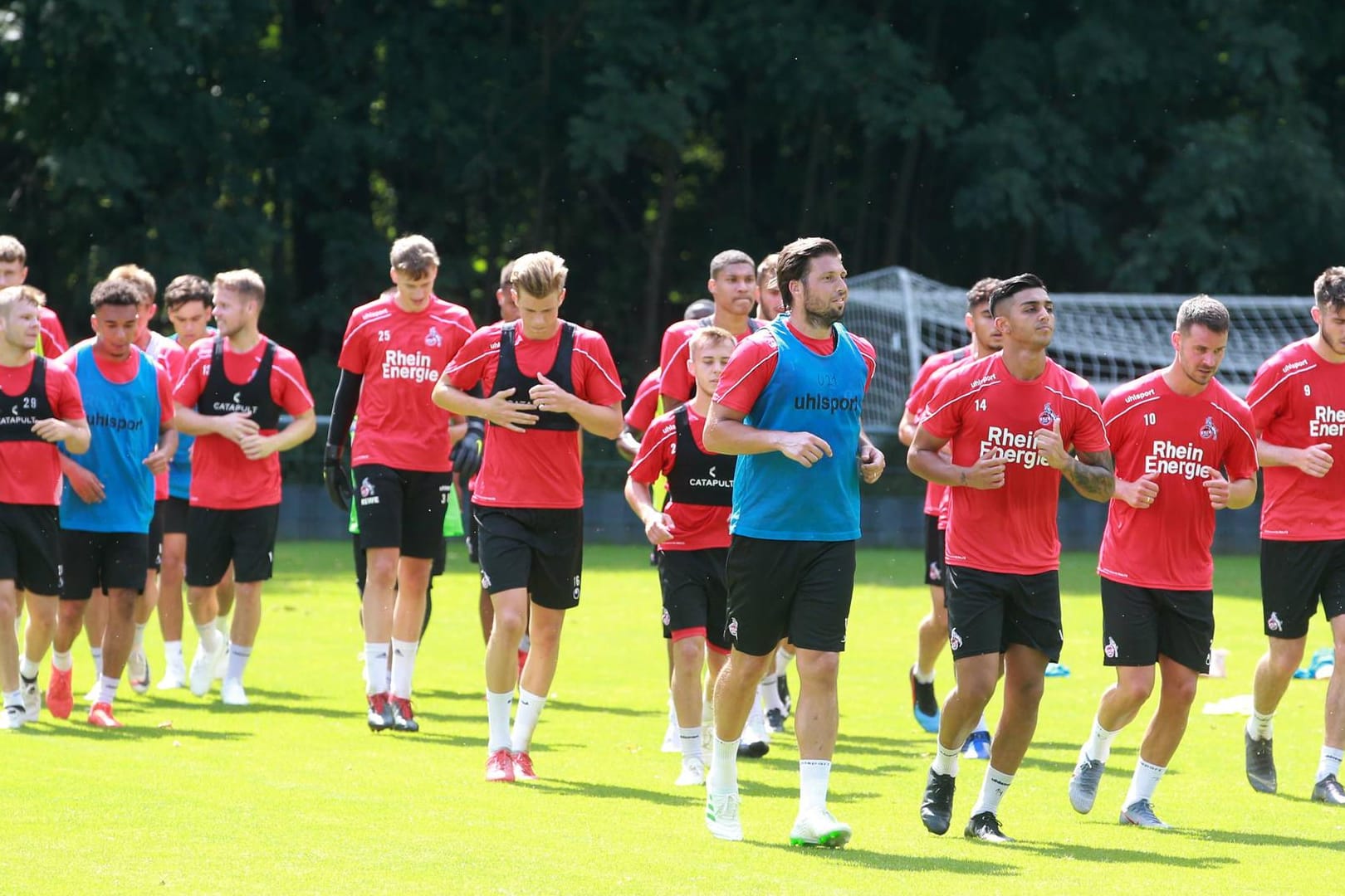 Die U21-Mannschaft vom 1. FC Köln beim Training: Sie sind diese Saison bisher sehr erfolgreich.