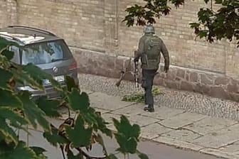 Der Terrorist von Halle: Die Quelle des bereits früh verbreiteten Bildes ist unbekannt.