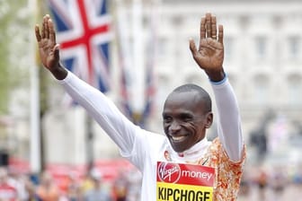 Hält den Weltrekord im Marathon: Eliud Kipchoge.