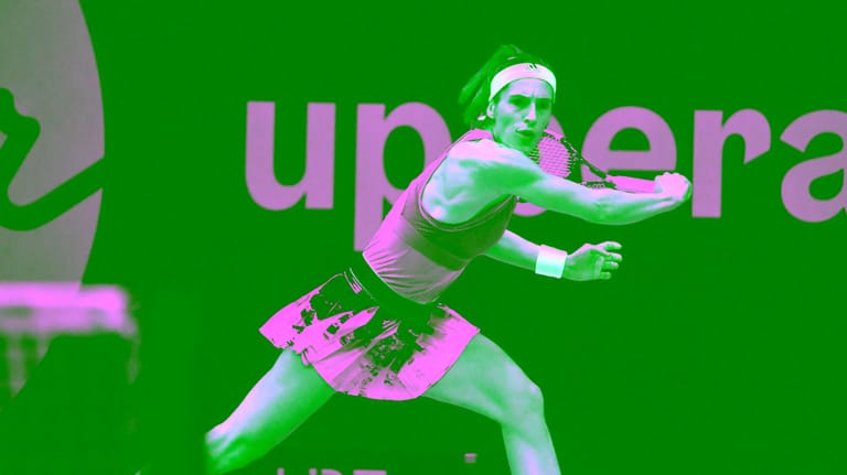 #WTA-Tour in Linz: Andrea Petkovic in Aktion.