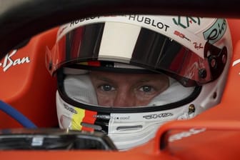 Konzentriert: Ferrari-Pilot Sebastian Vettel.