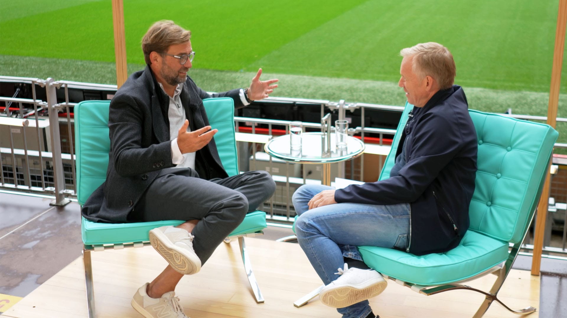 Jürgen Klopp (li.) im Gespräch mit Johannes B. Kerner.