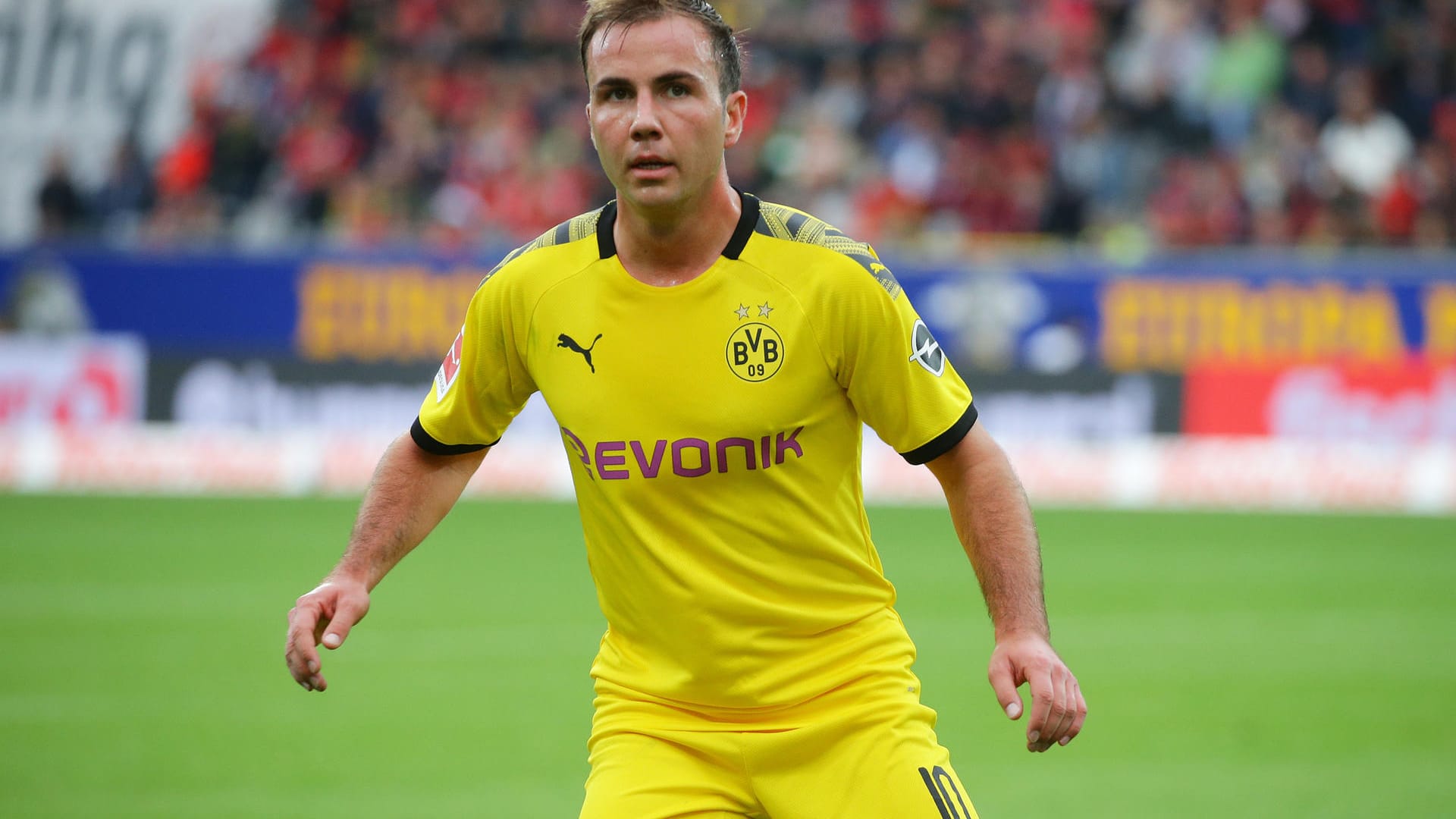 Mario Götze im BVB-Trikot: Der Dortmund-Profi wurde im TV reingelegt.