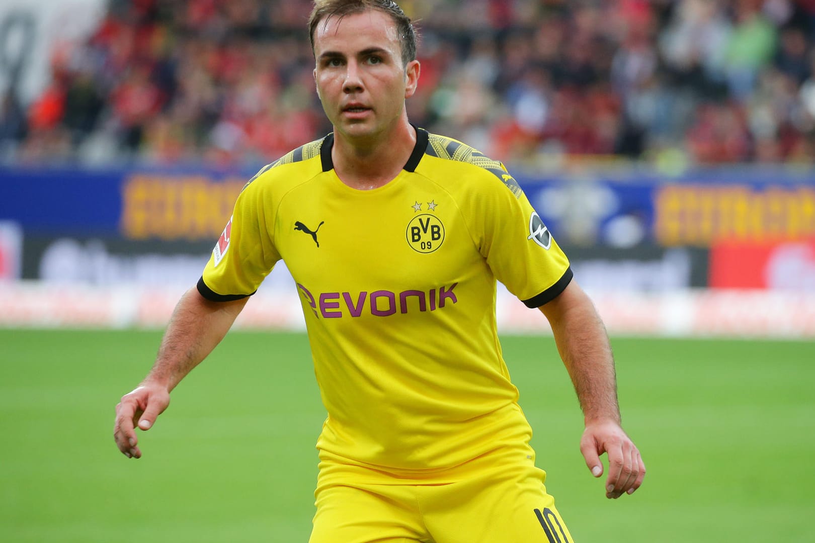 Mario Götze im BVB-Trikot: Der Dortmund-Profi wurde im TV reingelegt.