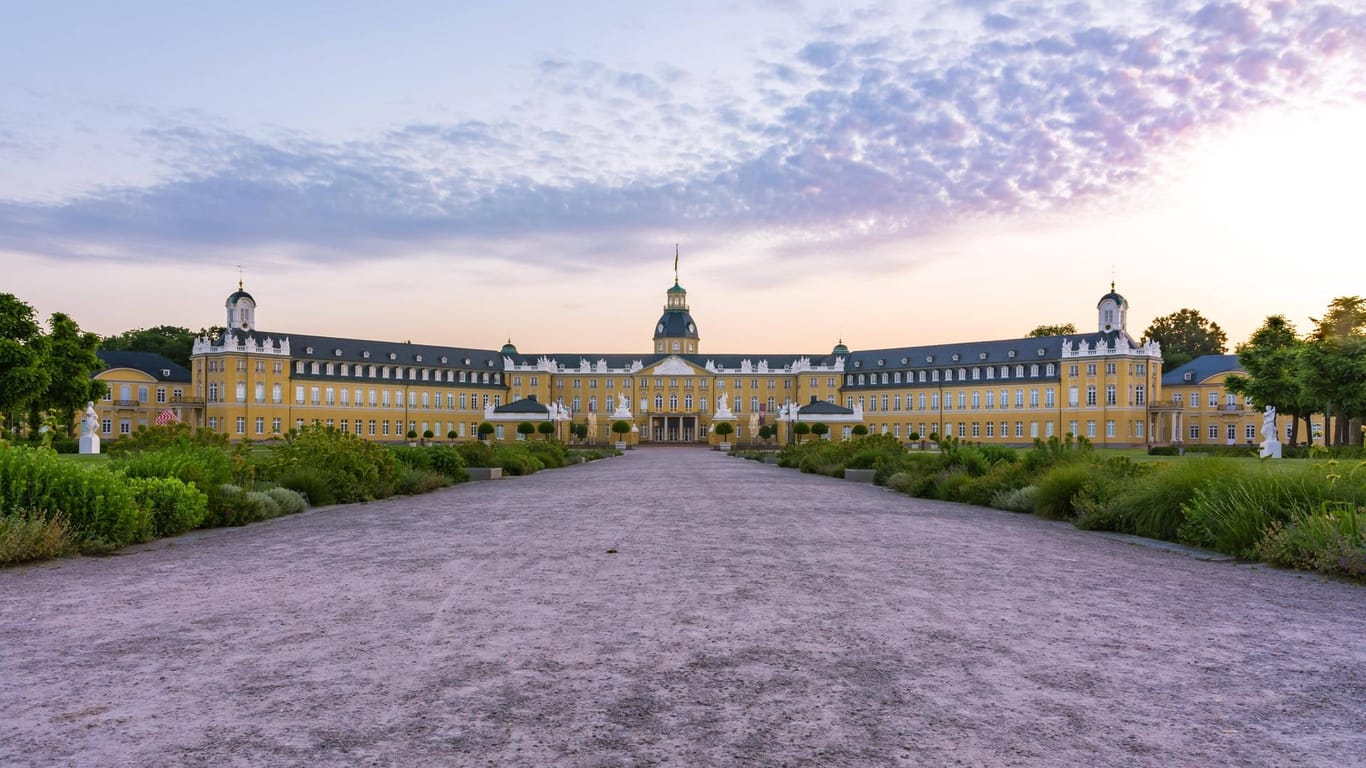 Schloss in Karlsruhe: Die Stadt genießt in Europa offenbar einen sehr guten Ruf.