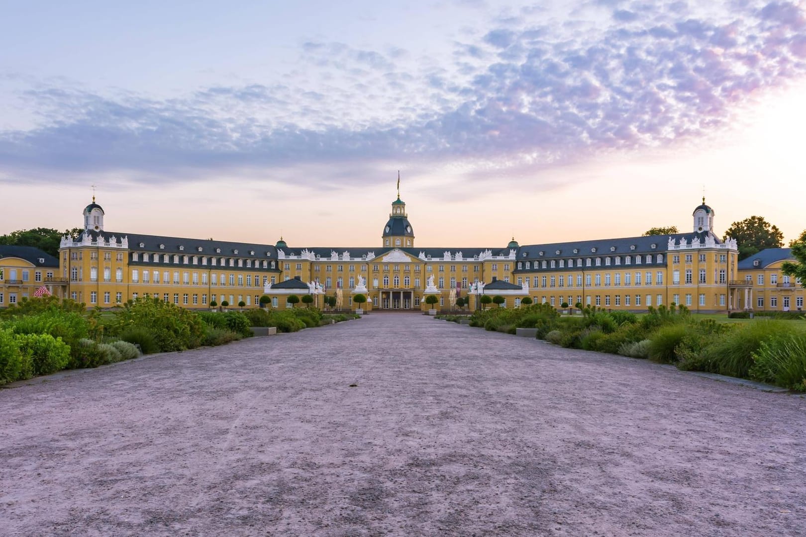 Schloss in Karlsruhe: Die Stadt genießt in Europa offenbar einen sehr guten Ruf.