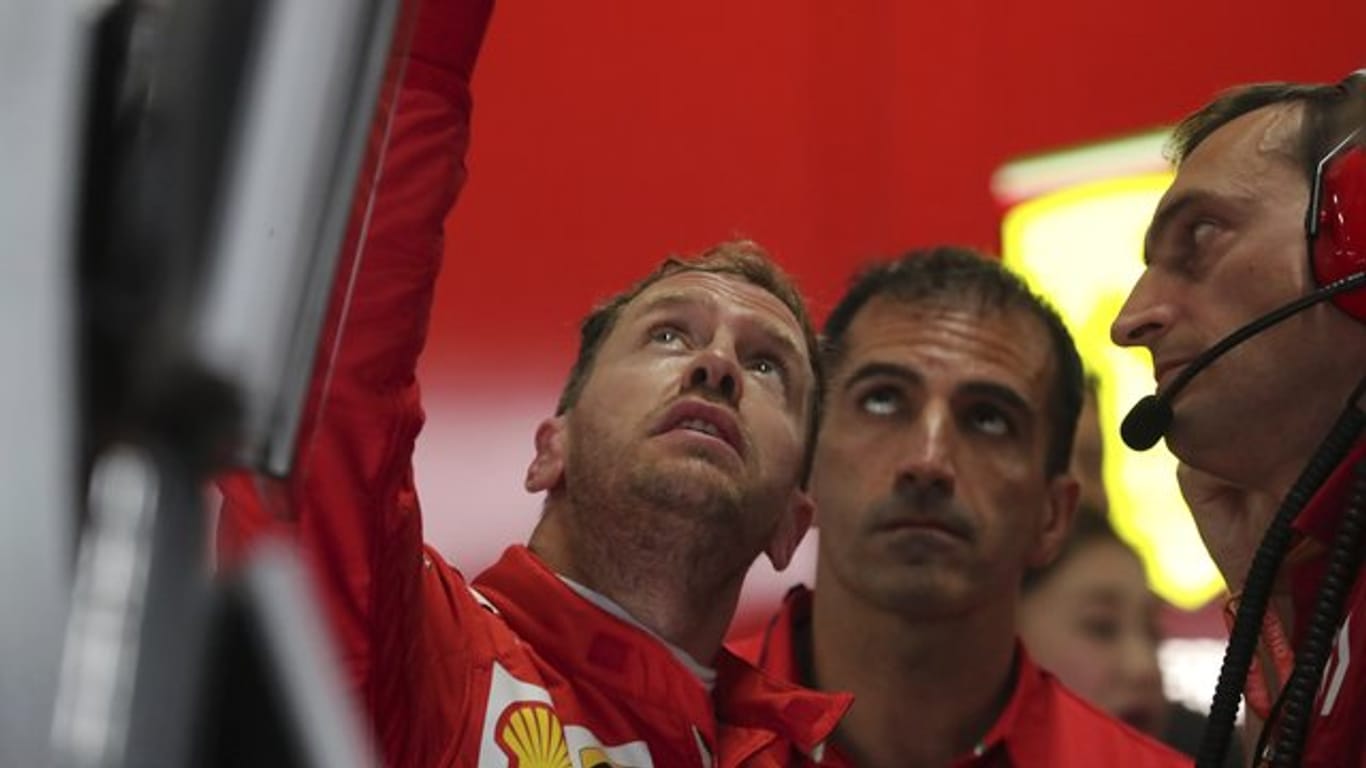 Ist am Sonntag in Suzuka gleich zweimal gefordert: Ferrari-Pilot Sebastian Vettel.
