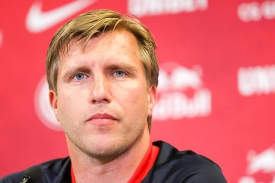 Hat eine andere Meinung als HSV-Coach Hecking: Leipzig-Sportdirektor Markus Krösche.