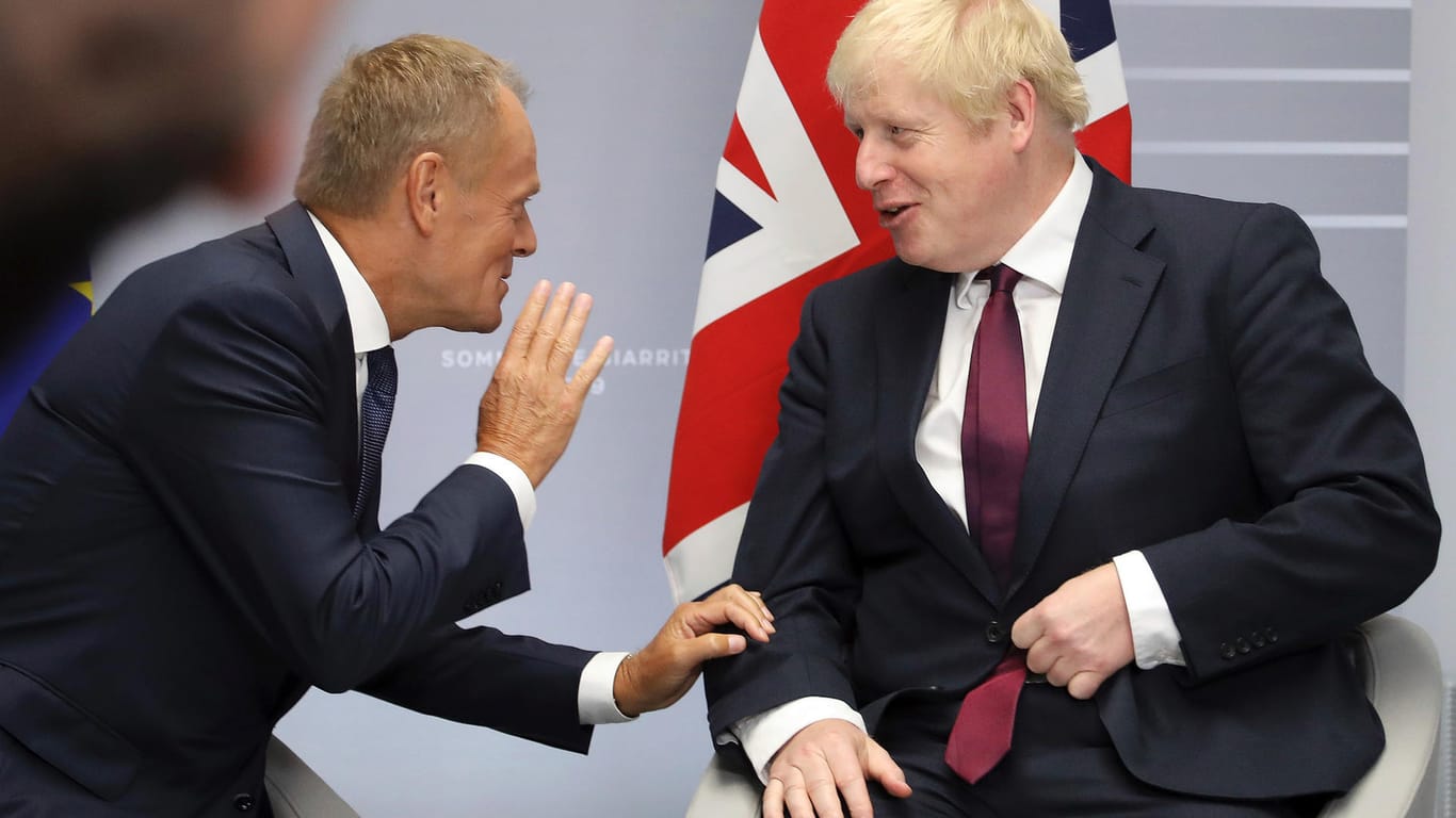 Donald Tusk und Boris Johnson: Seit langem gibt es wieder Hoffnung in den Brexit-Verhandlungen.