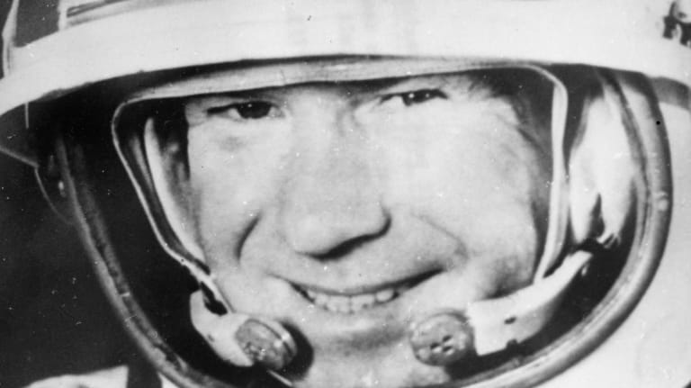 Alexej Leonow im Jahr 1965: Der Kosmonaut spazierte als erster Mensch im All.