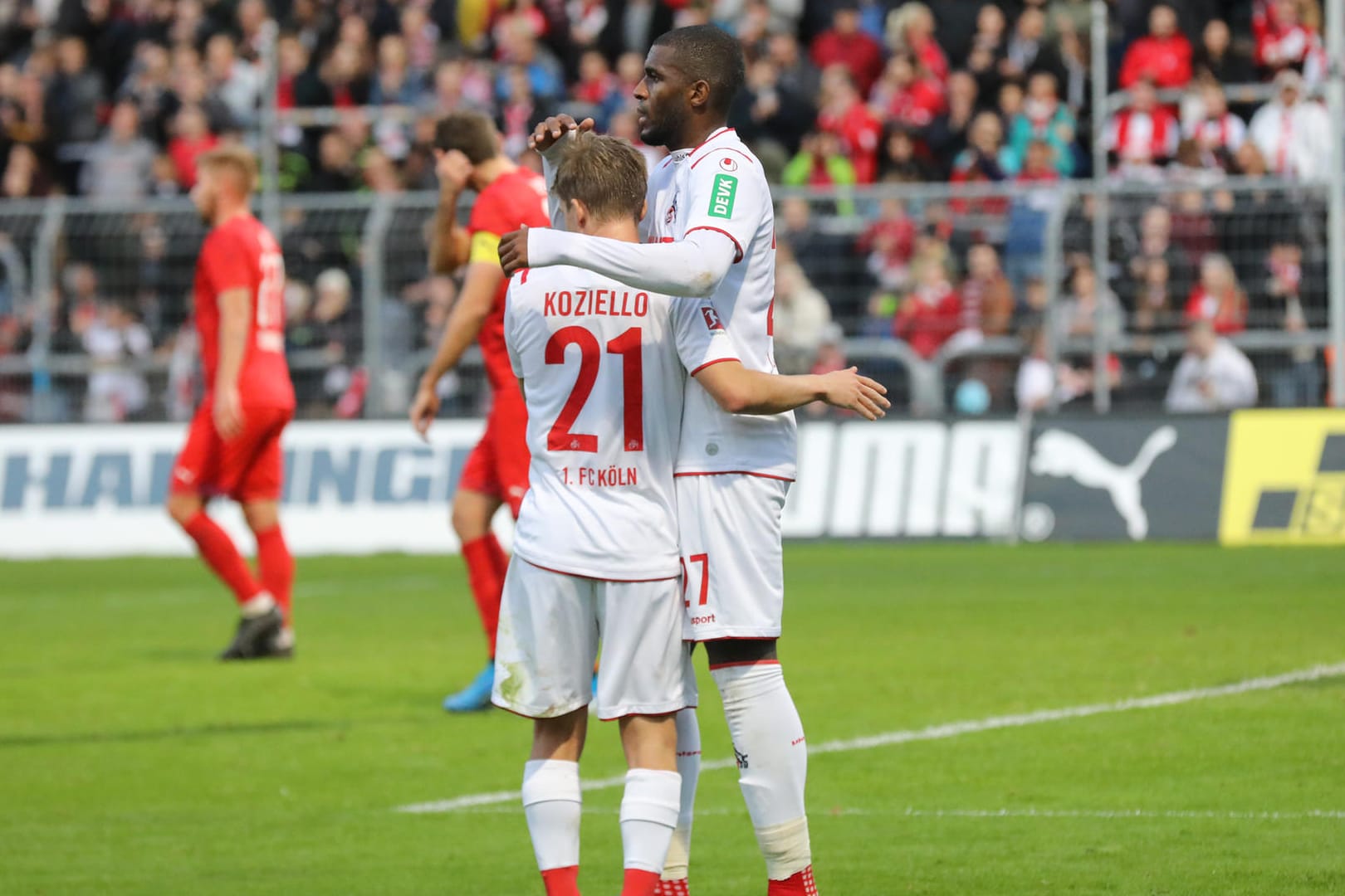 Viktoria Köln gegen den 1. FC Köln beim Testspiel: Koziello durfte erstmals spielen und sich beweisen.