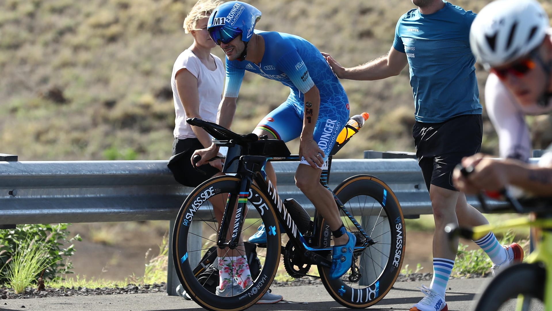 Schwarzer Tag für Patrick Lange: Beim Ironman auf Hawaii musste der Titelverteidiger beim Radfahren aufgeben.